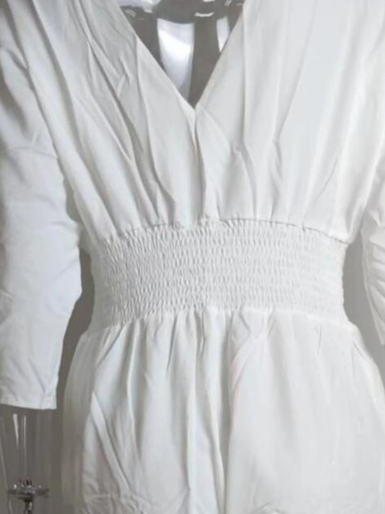 Full Size Wide-Leg Wrap Jumpsuit with Kimono Sleeves Plus Size - Roe Creation