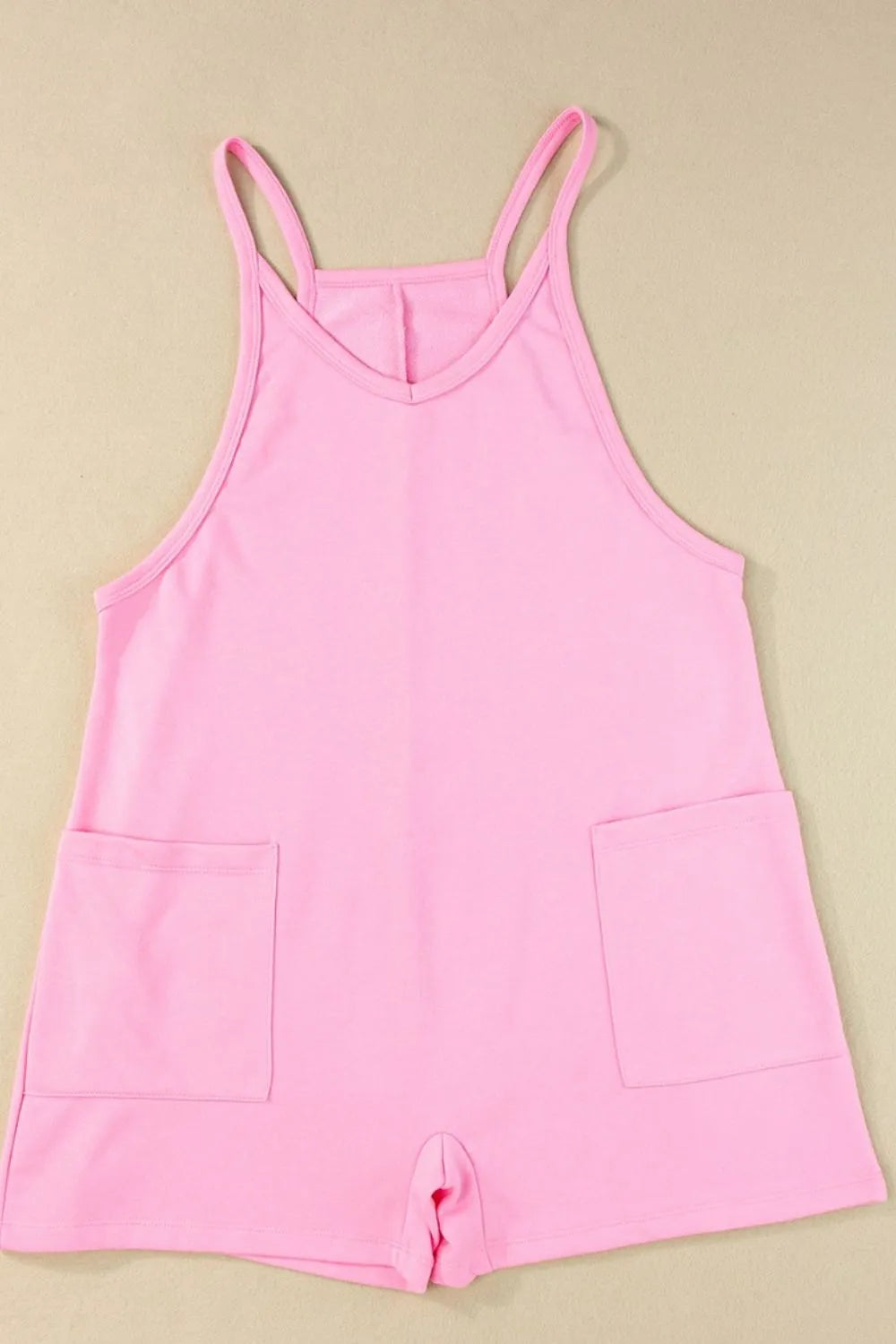 Sleeveless Romper with Pockets - Roe Creation