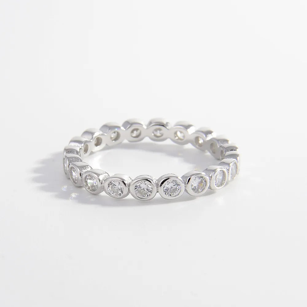 925 Sterling Silver Zircon Ring - Roe Creation