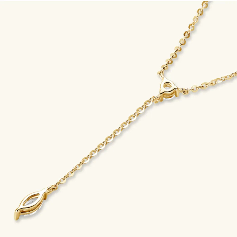 Moissanite 925 Sterling Silver Necklace - Roe Creation