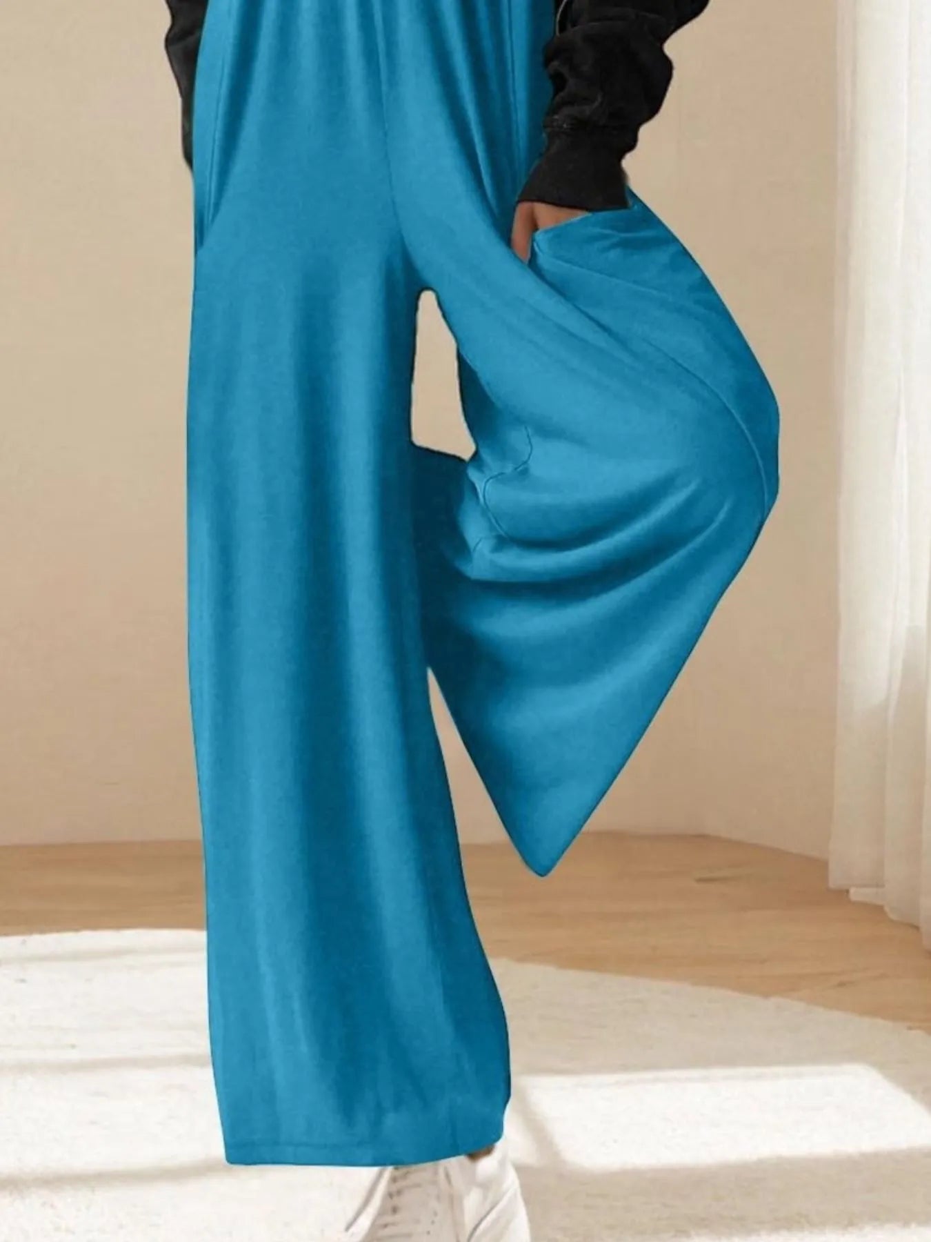 Spaghetti Strap Wide Leg Jumpsuit - Roe Creation