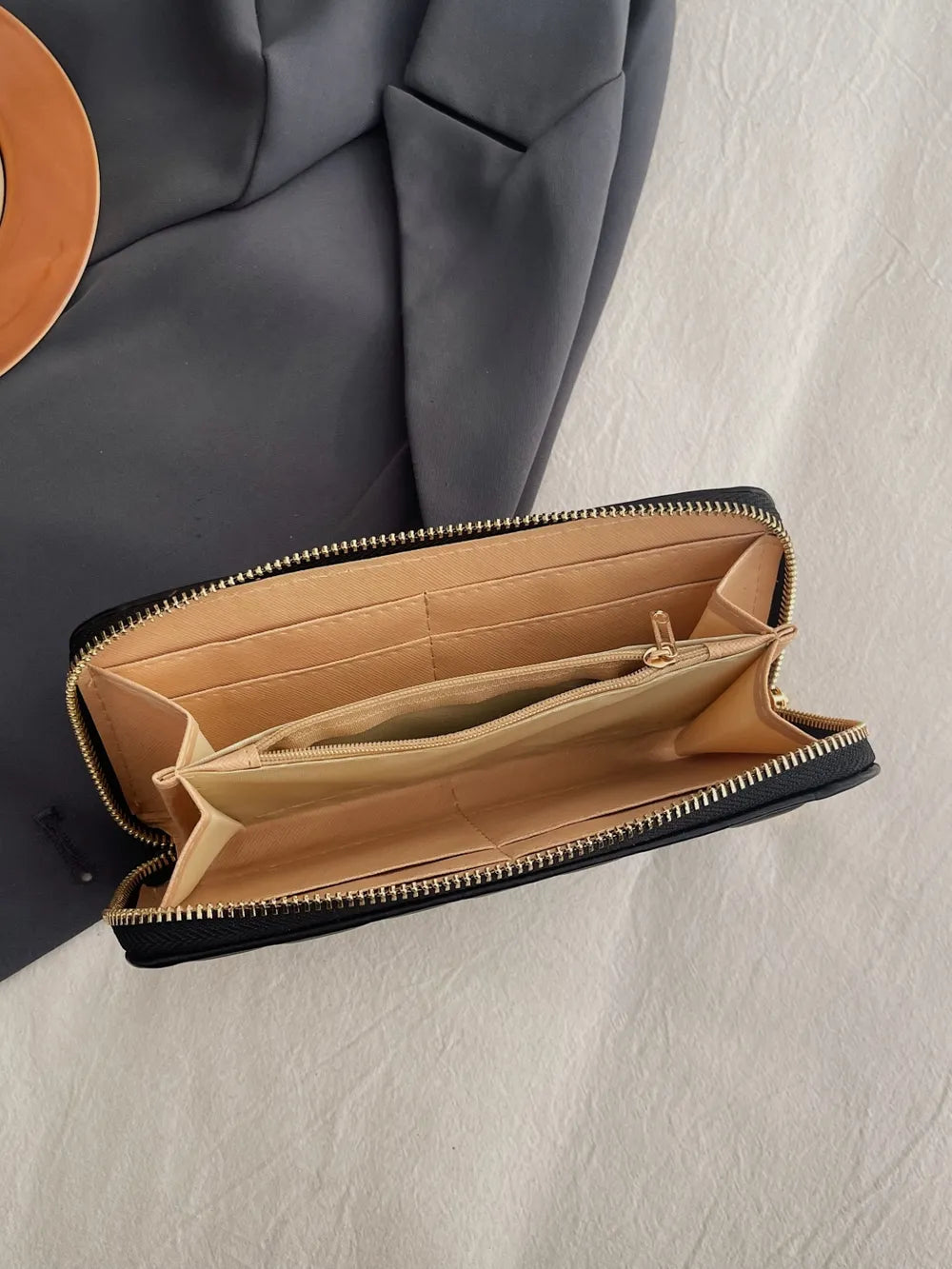PU Leather Solid Color Wallet - Roe Creation