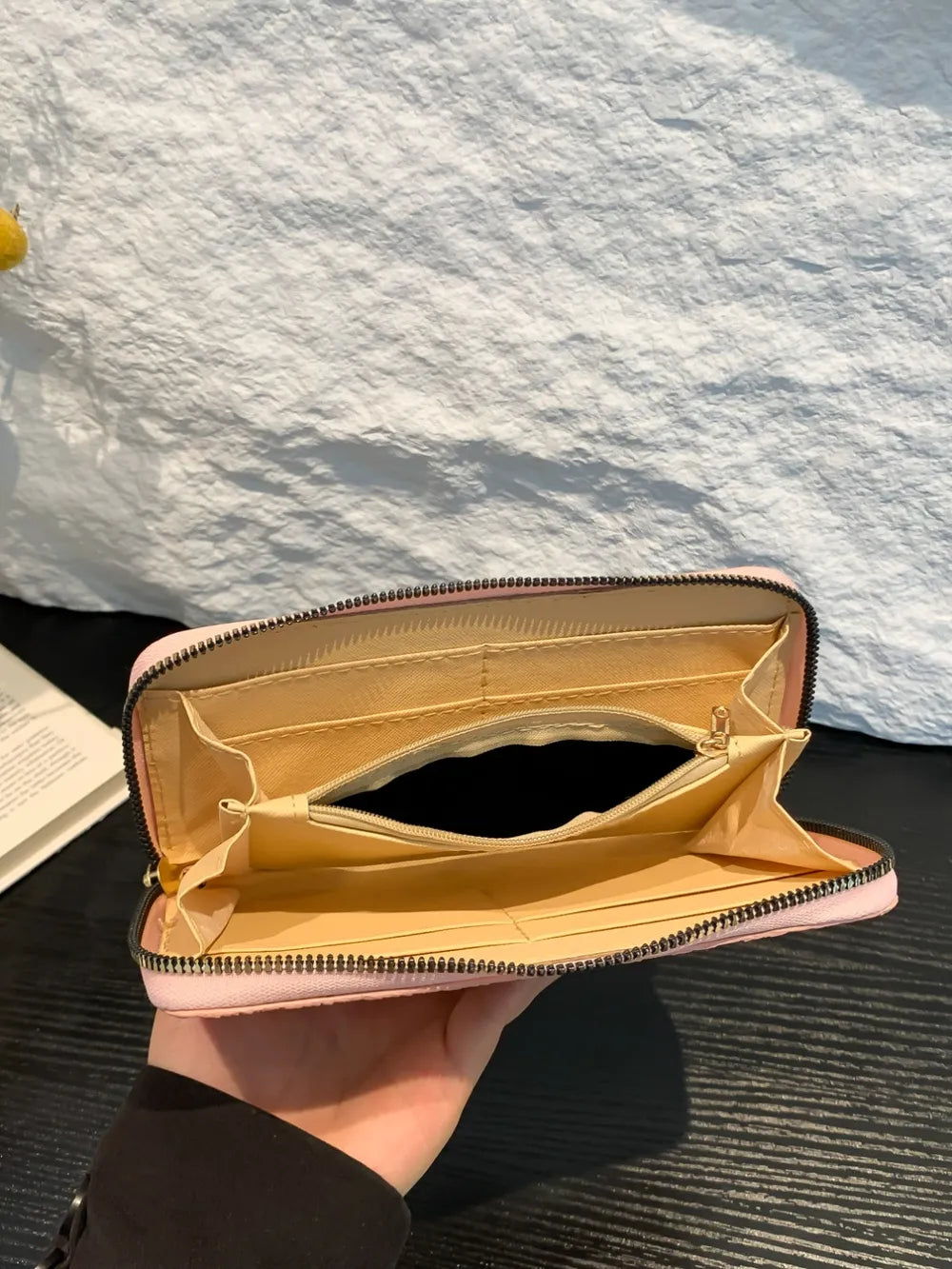 PU Leather Solid Color Wallet - Roe Creation