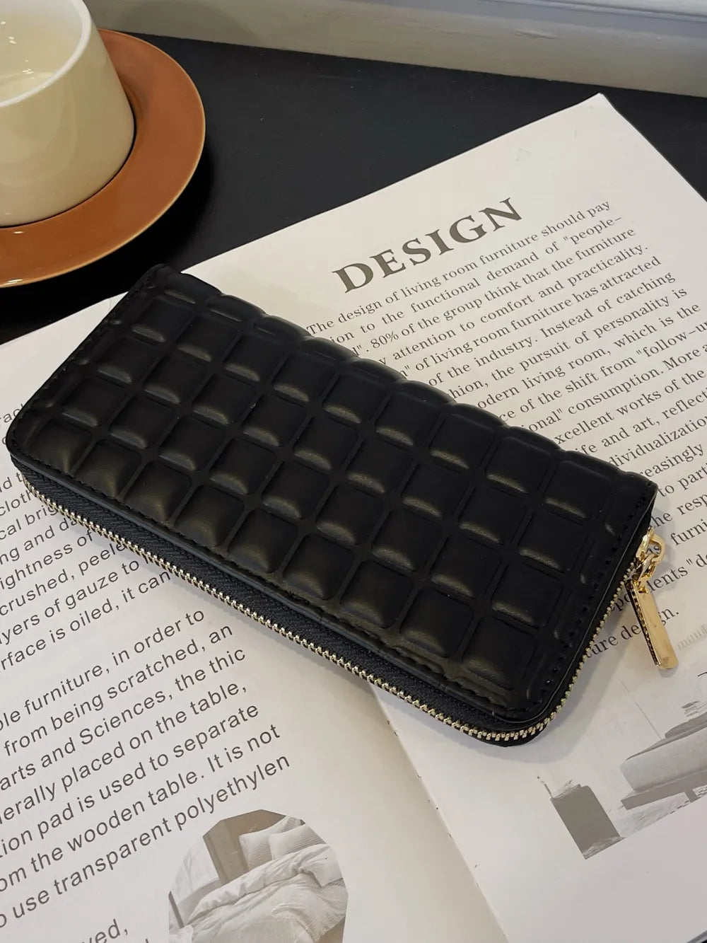 PU Leather Solid Color Wallet - Roe Creation