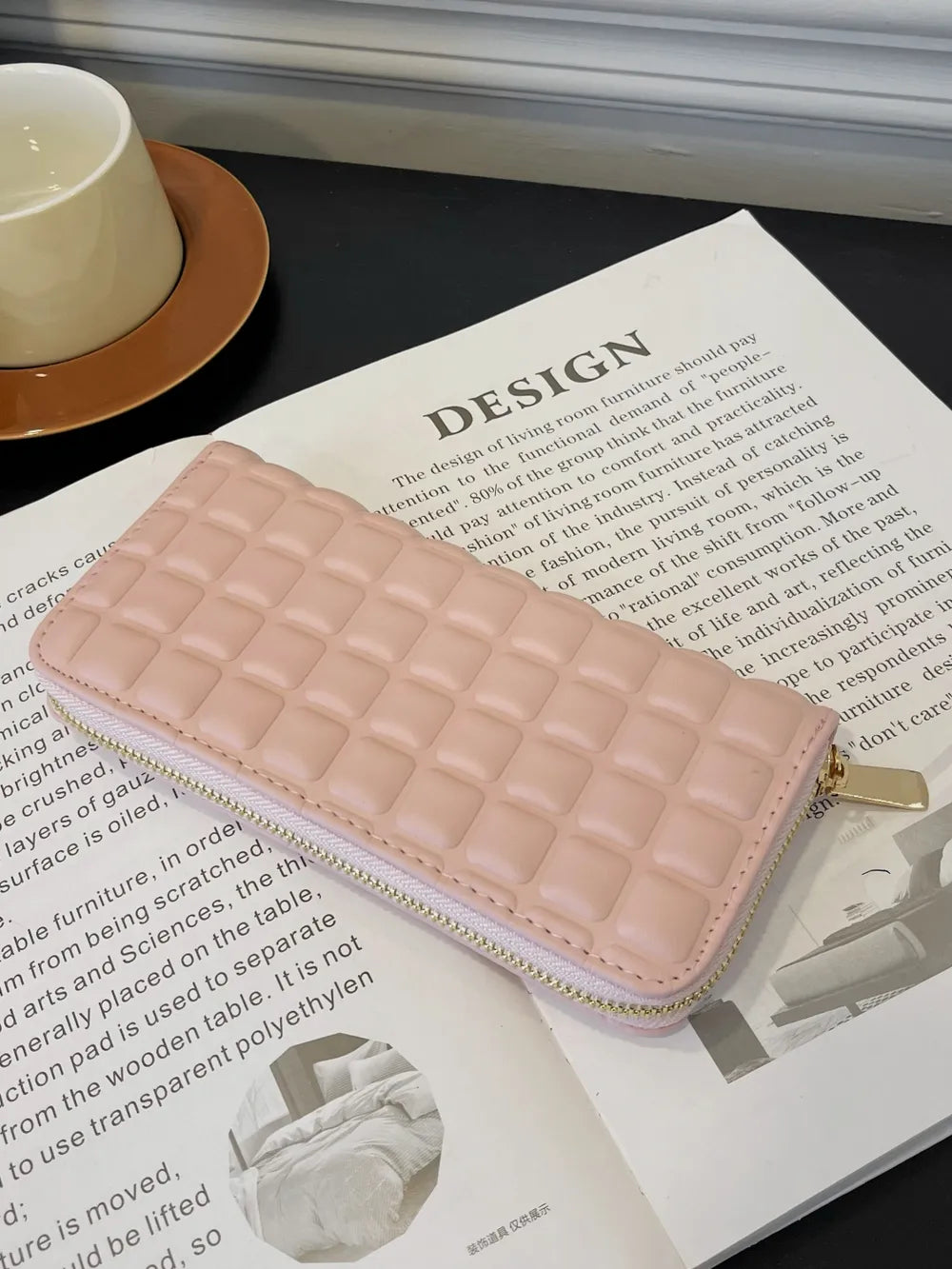 PU Leather Solid Color Wallet - Roe Creation