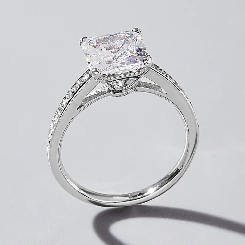 925 Sterling Silver Zircon Ring - Roe Creation