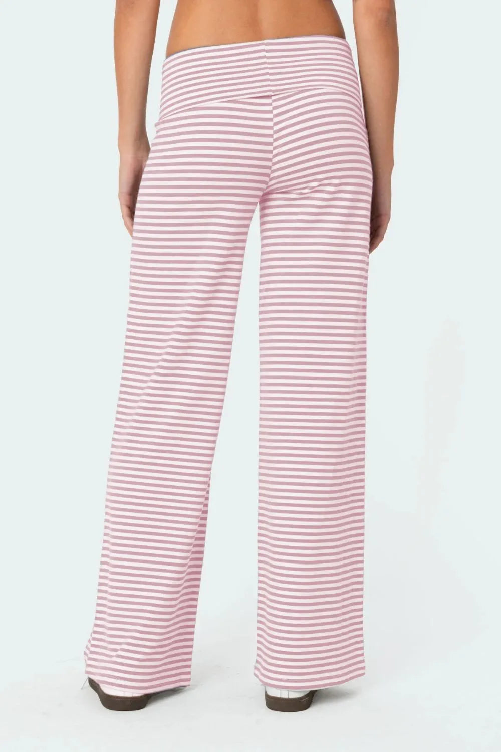 Striped Wide Leg Pants - Roe Creation