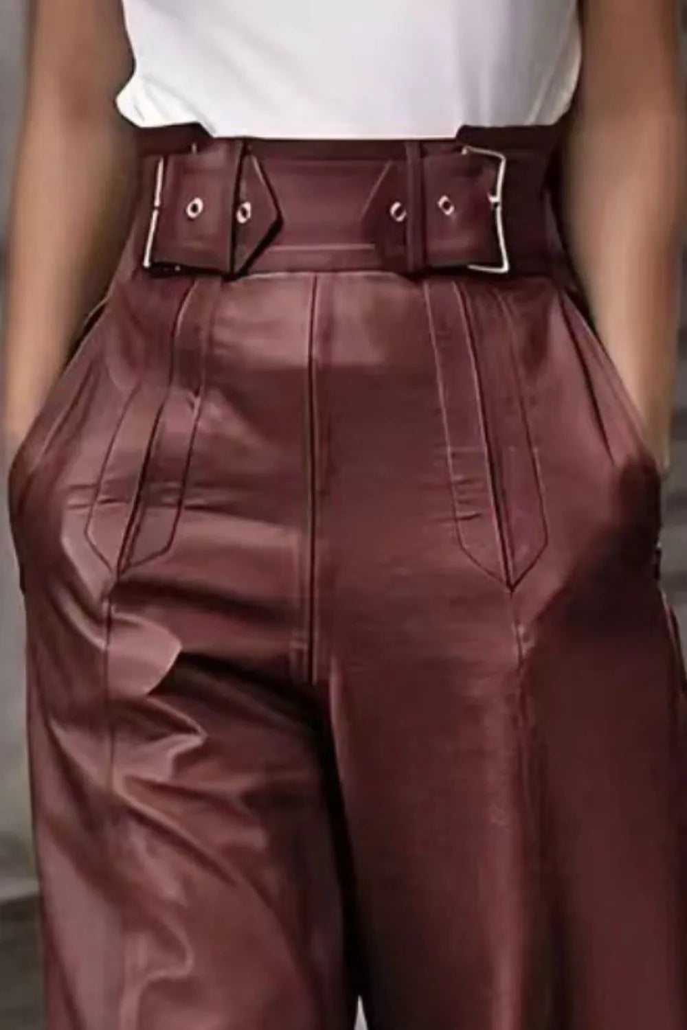 High Waist Wide Flare Pants - Roe Creation