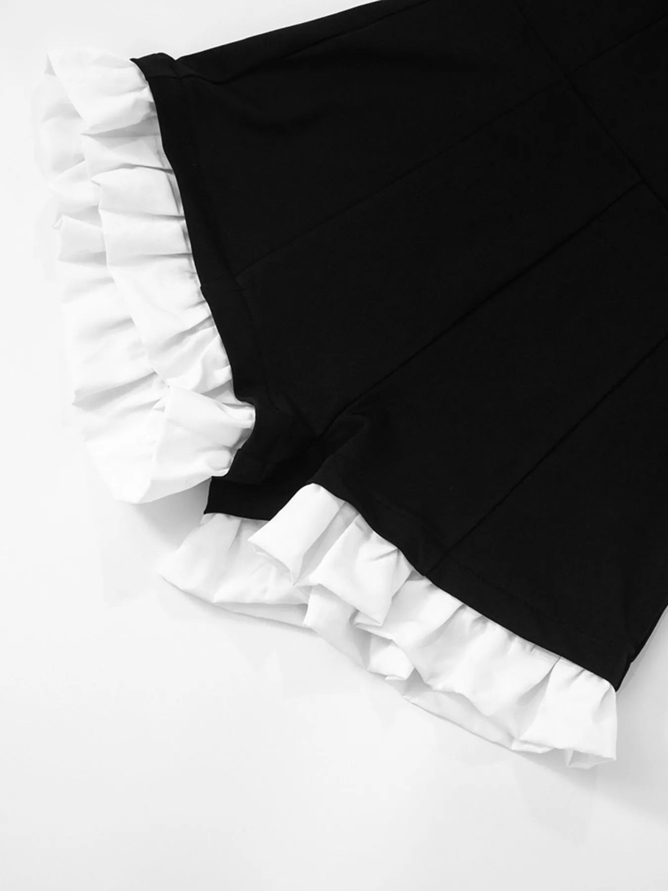 Halter Neck Ruffled Hem Romper - Roe Creation