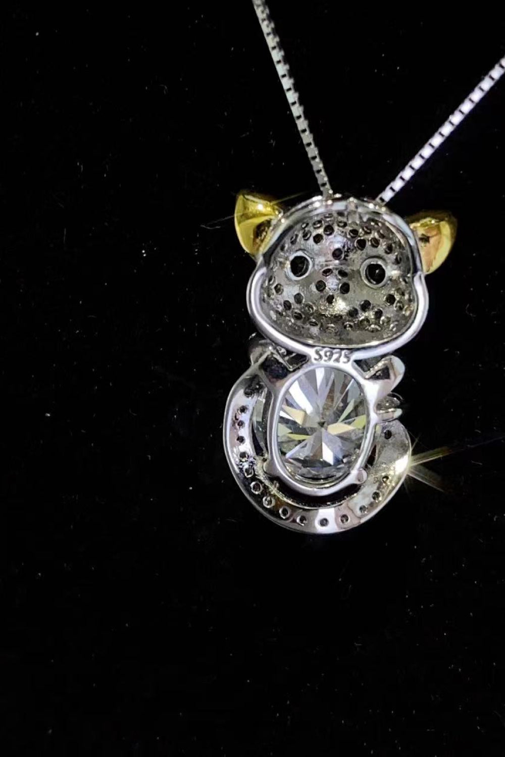 2 Carat Moissanite 925 Sterling Silver Necklace - Roe Creation
