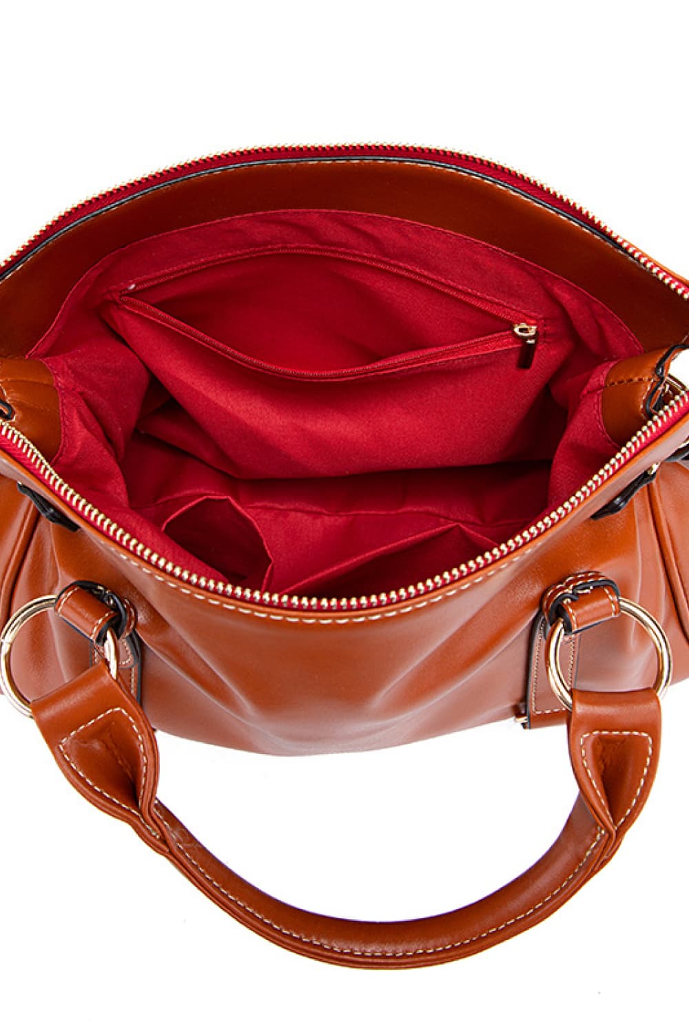 PU Leather Handbag with Tassels - Roe Creation
