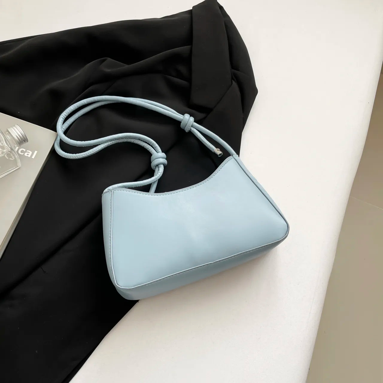 Raw Hem Shoulder Bag - Roe Creation
