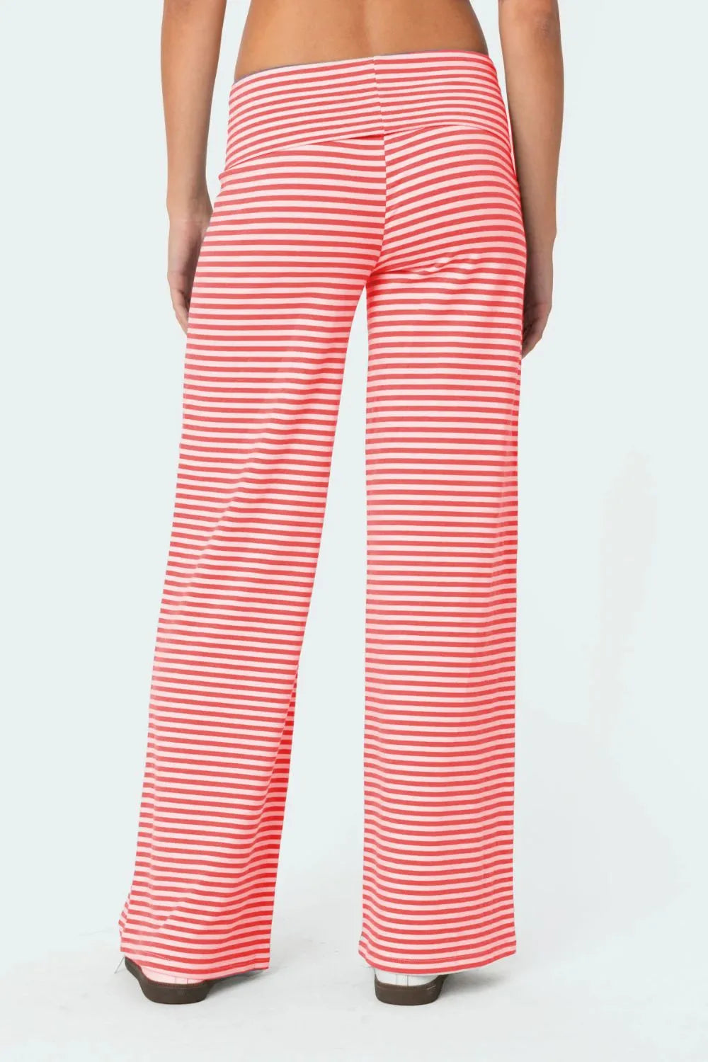 Striped Wide Leg Pants - Roe Creation