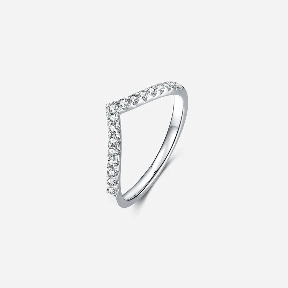 Moissanite 925 Sterling Silver Ring - Roe Creation