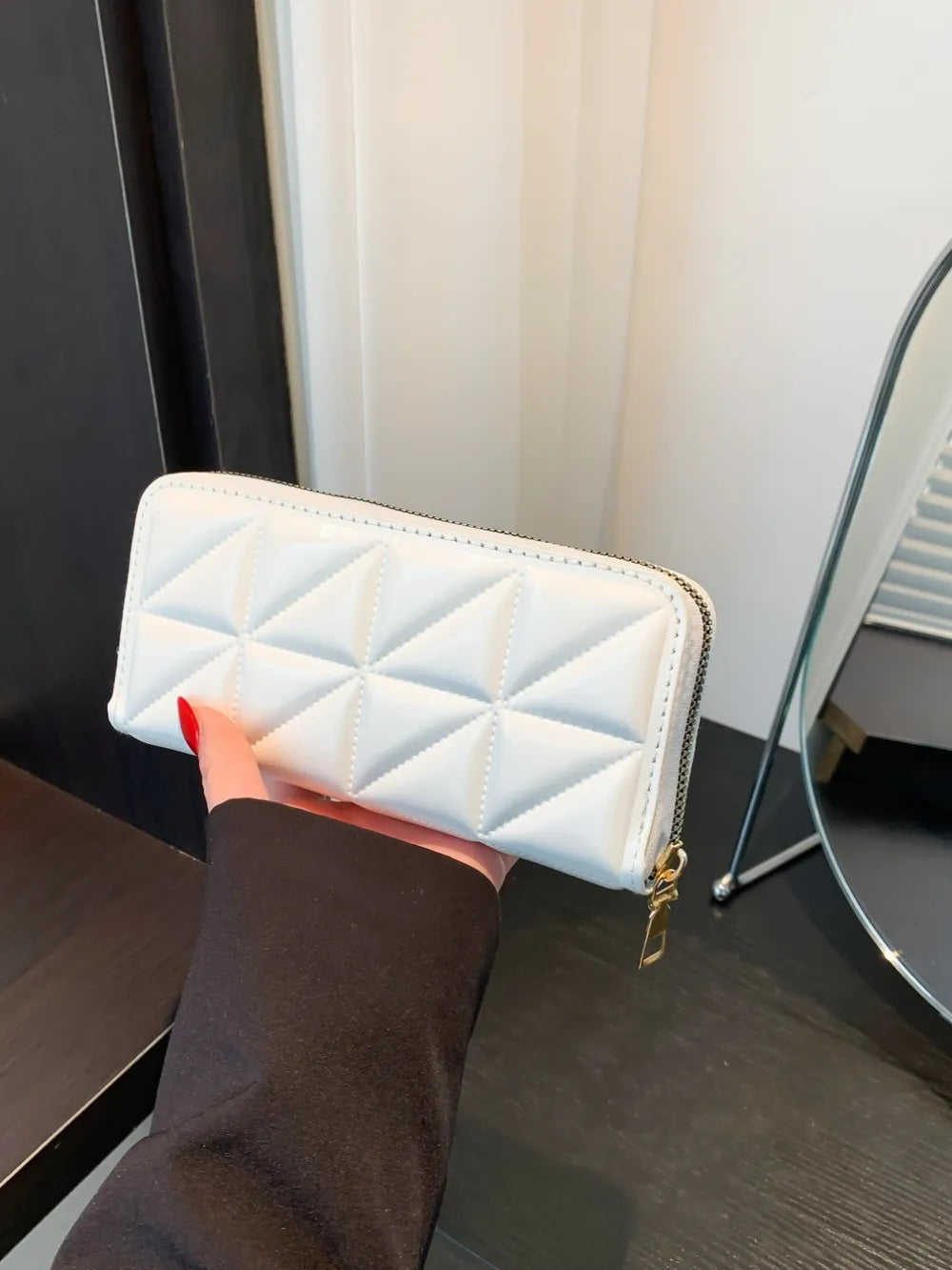 PU Leather Solid Color Wallet - Roe Creation
