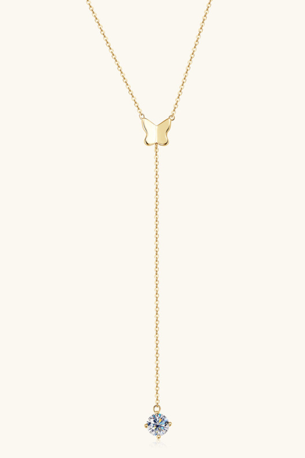 1 Carat Moissanite 925 Sterling Silver Necklace - Roe Creation