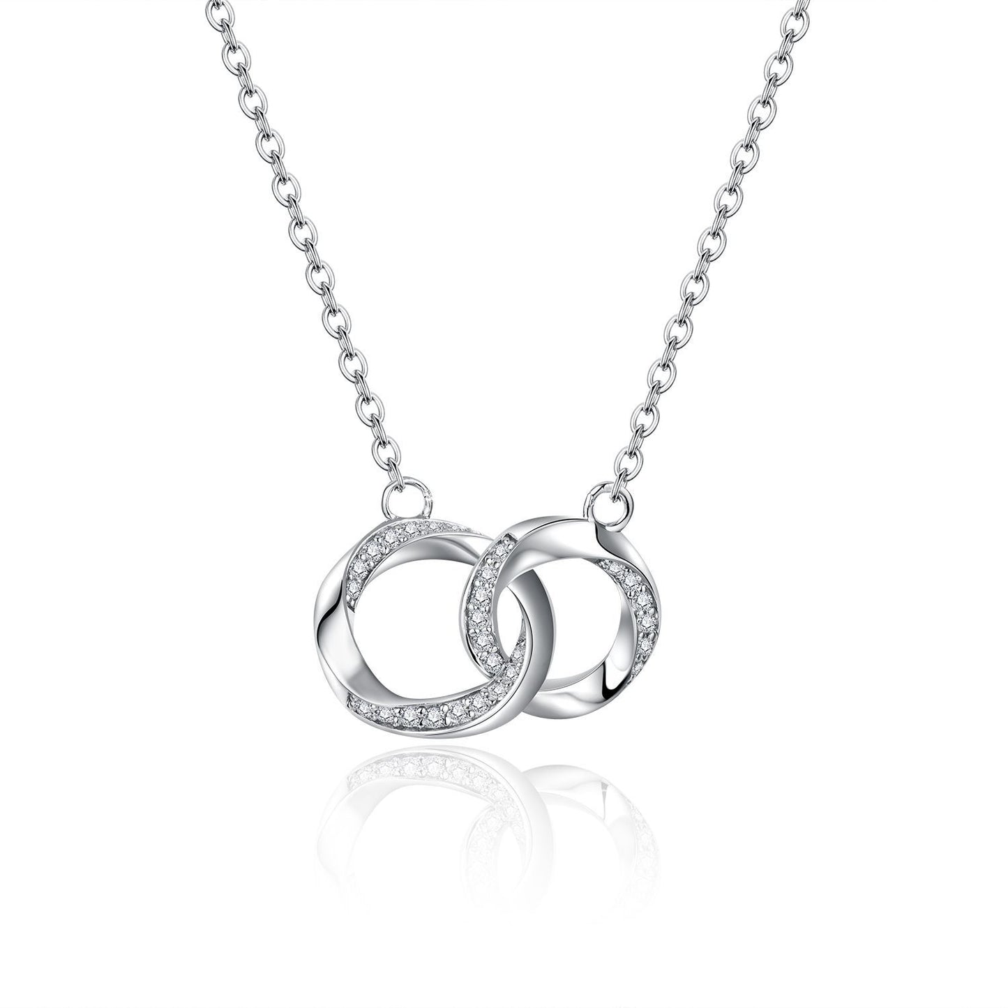 Moissanite 925 Sterling Silver Necklace - Roe Creation