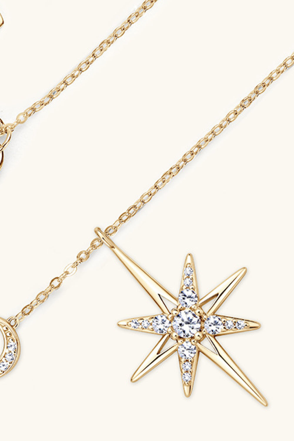 Moissanite 925 Sterling Silver Necklace - Roe Creation