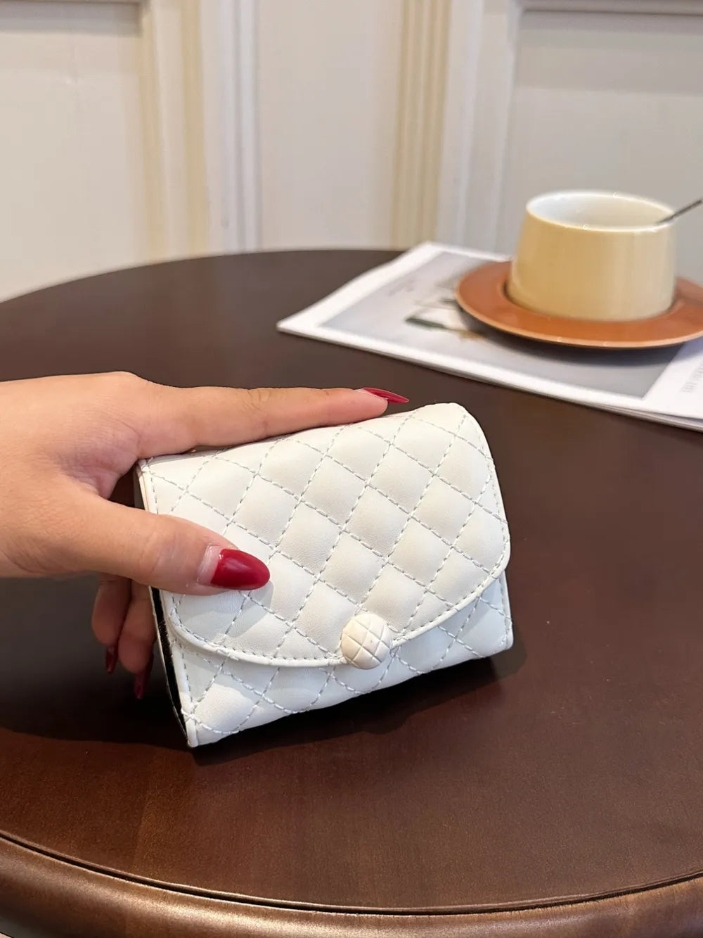 PU Leather Solid Color Wallet - Roe Creation