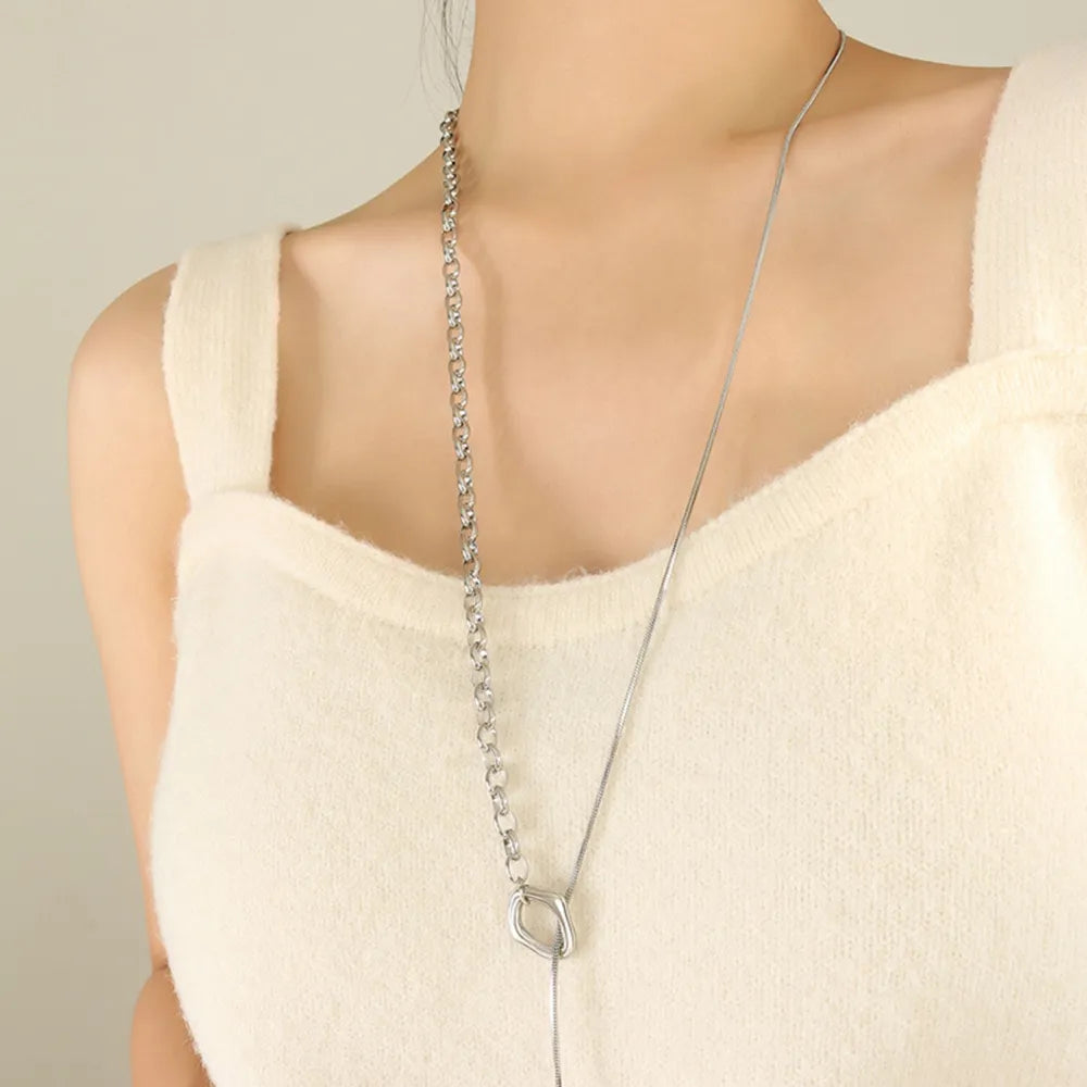 Titanium Steel Chain Necklace - Roe Creation