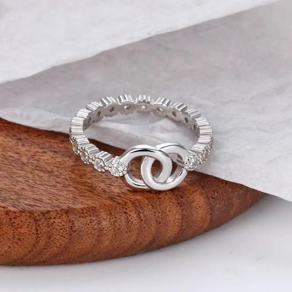 925 Sterling Silver Zircon Ring - Roe Creation