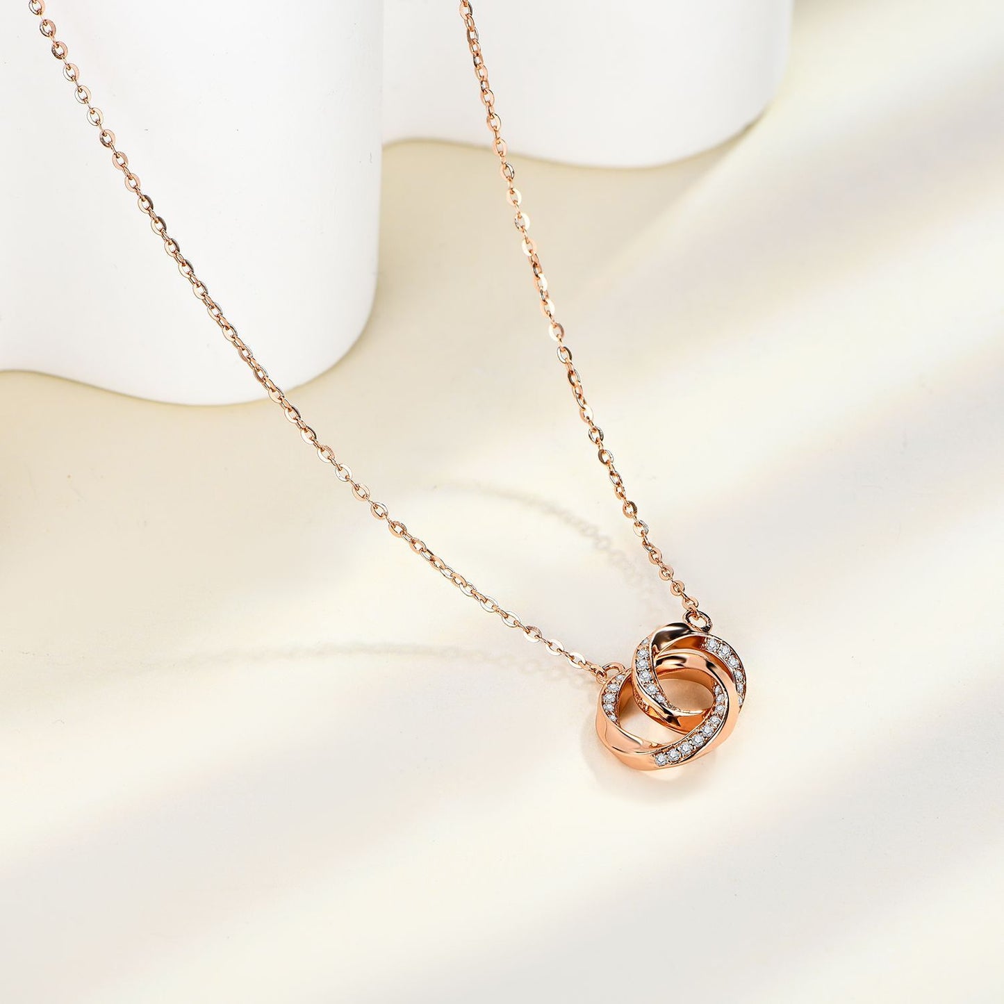 Moissanite 925 Sterling Silver Necklace - Roe Creation