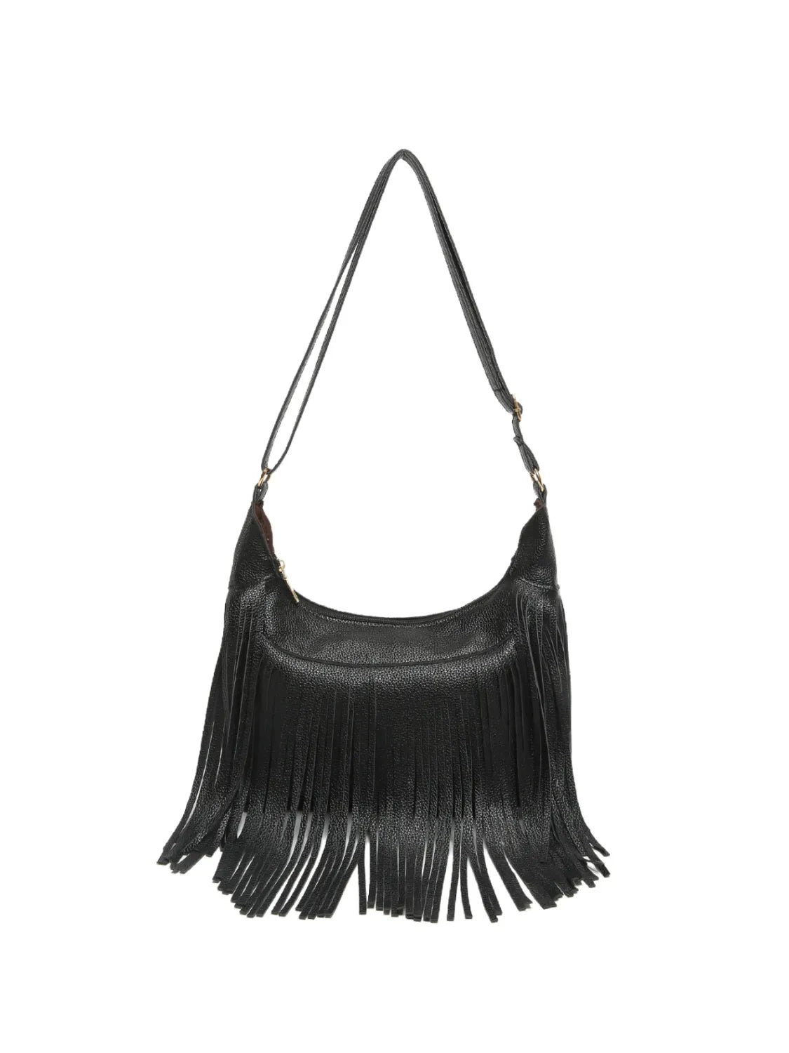 Fringe PU Leather Shoulder Bag - Roe Creation