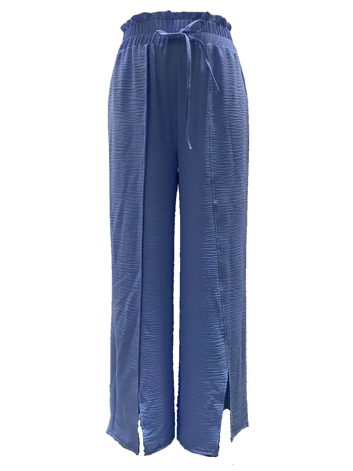 Slit Wide Leg Pants - Roe Creation