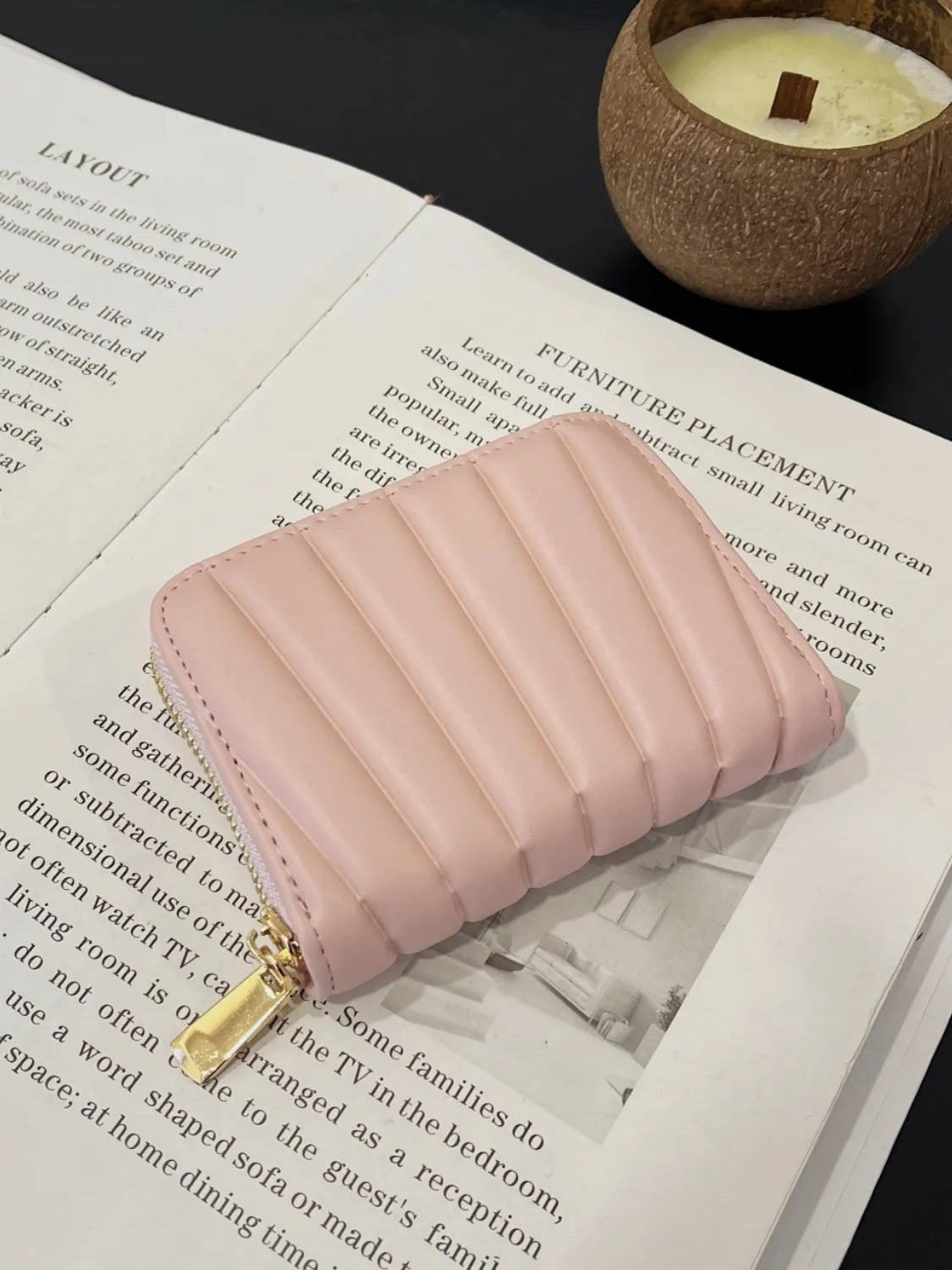 Solid PU Leather Mini Wallet - Roe Creation