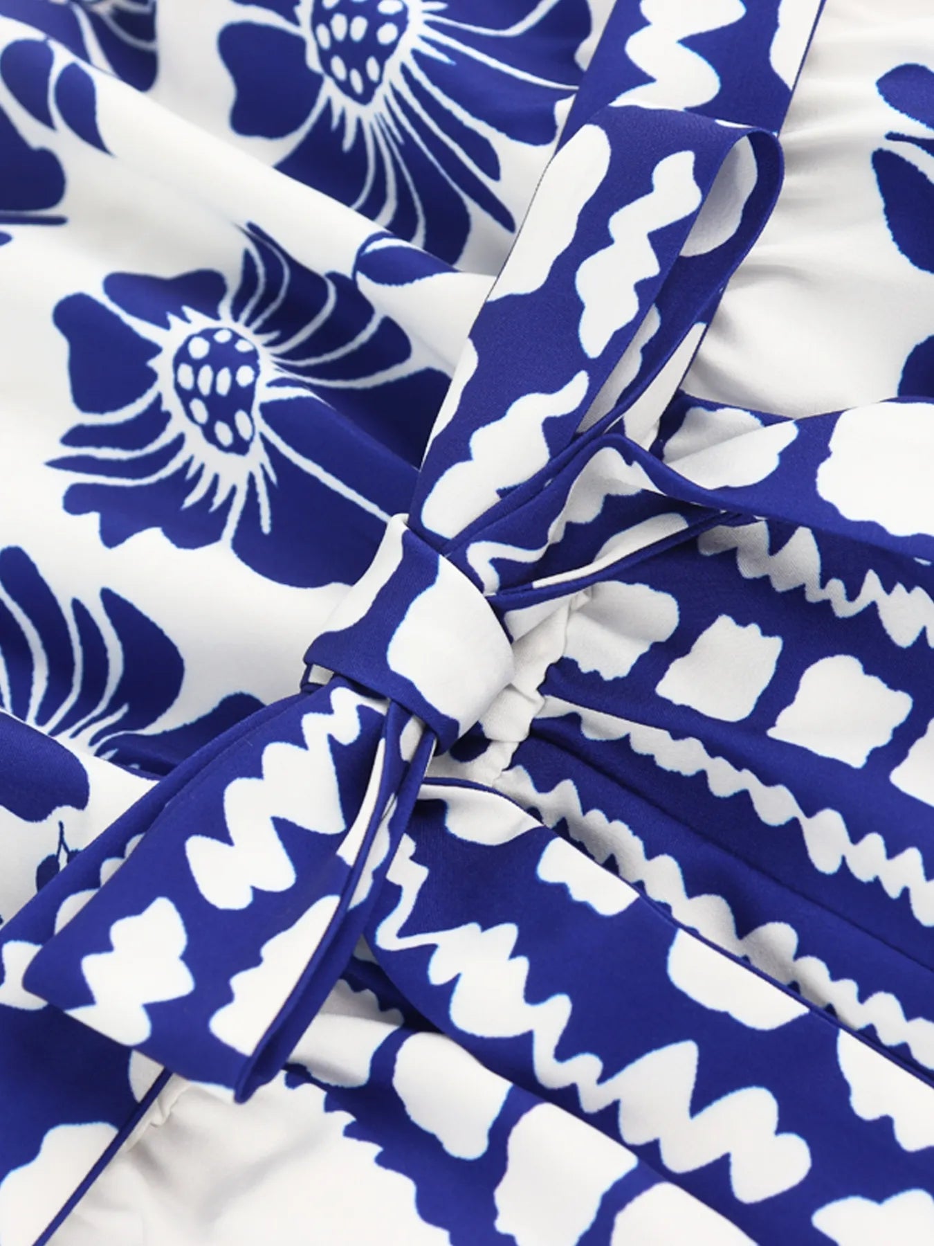 Printed Tube Tie Waist Romper - Roe Creation