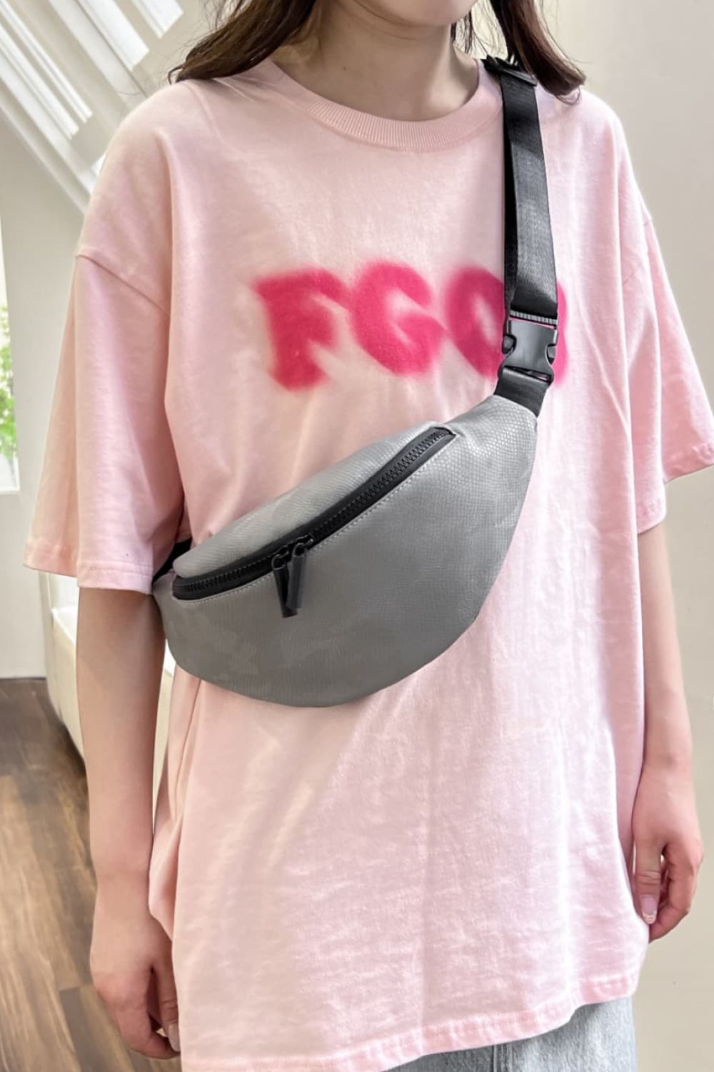 Medium Nylon Sling Bag for Women - Roe Creation
