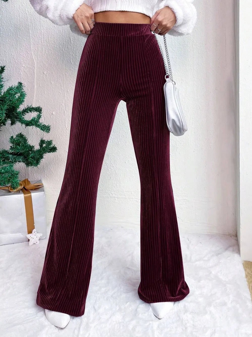 High Waist Flare Pants - Roe Creation
