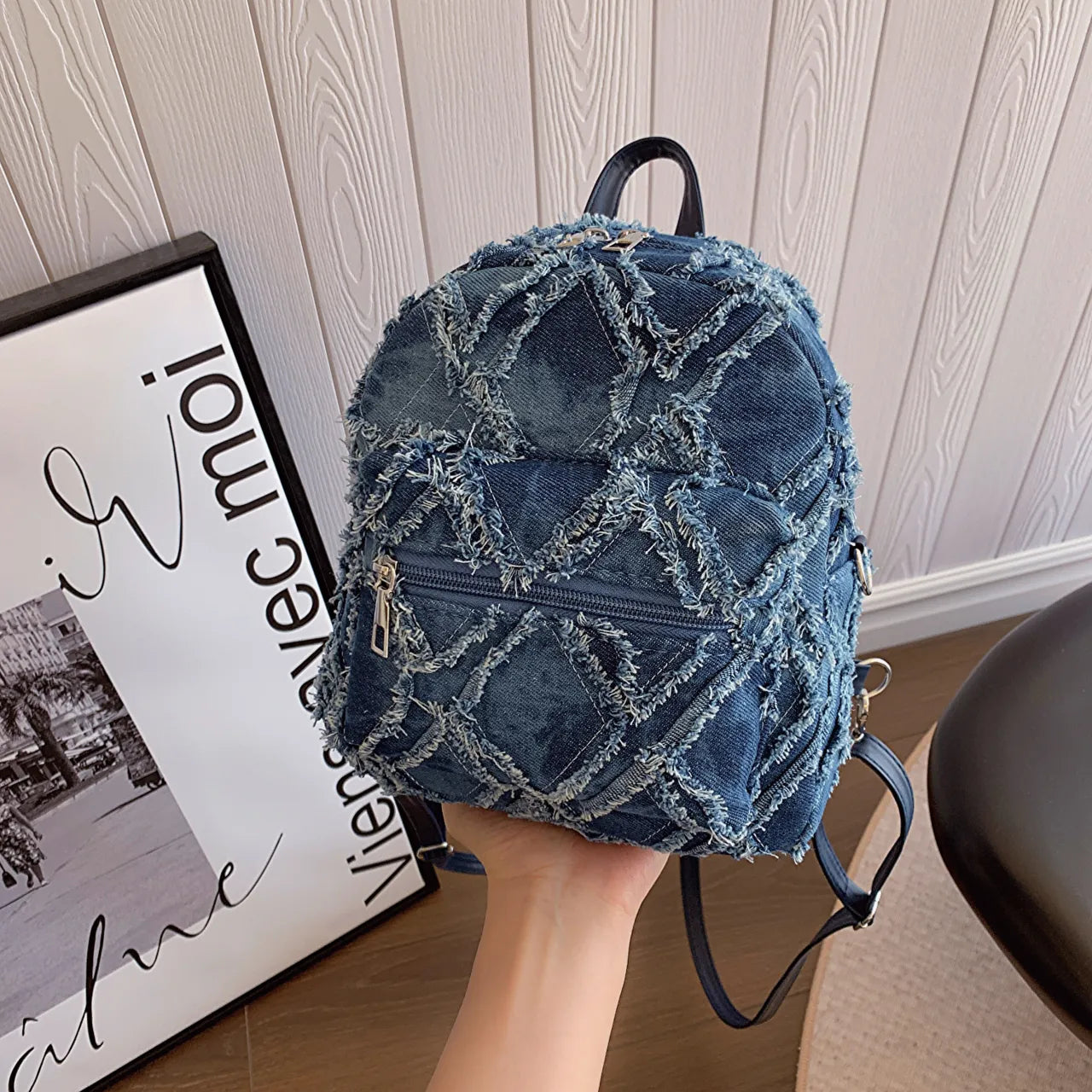 Fringe Edge Mini Backpack Bag - Roe Creation