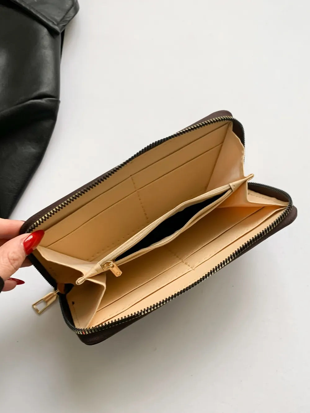 PU Leather Solid Color Wallet - Roe Creation