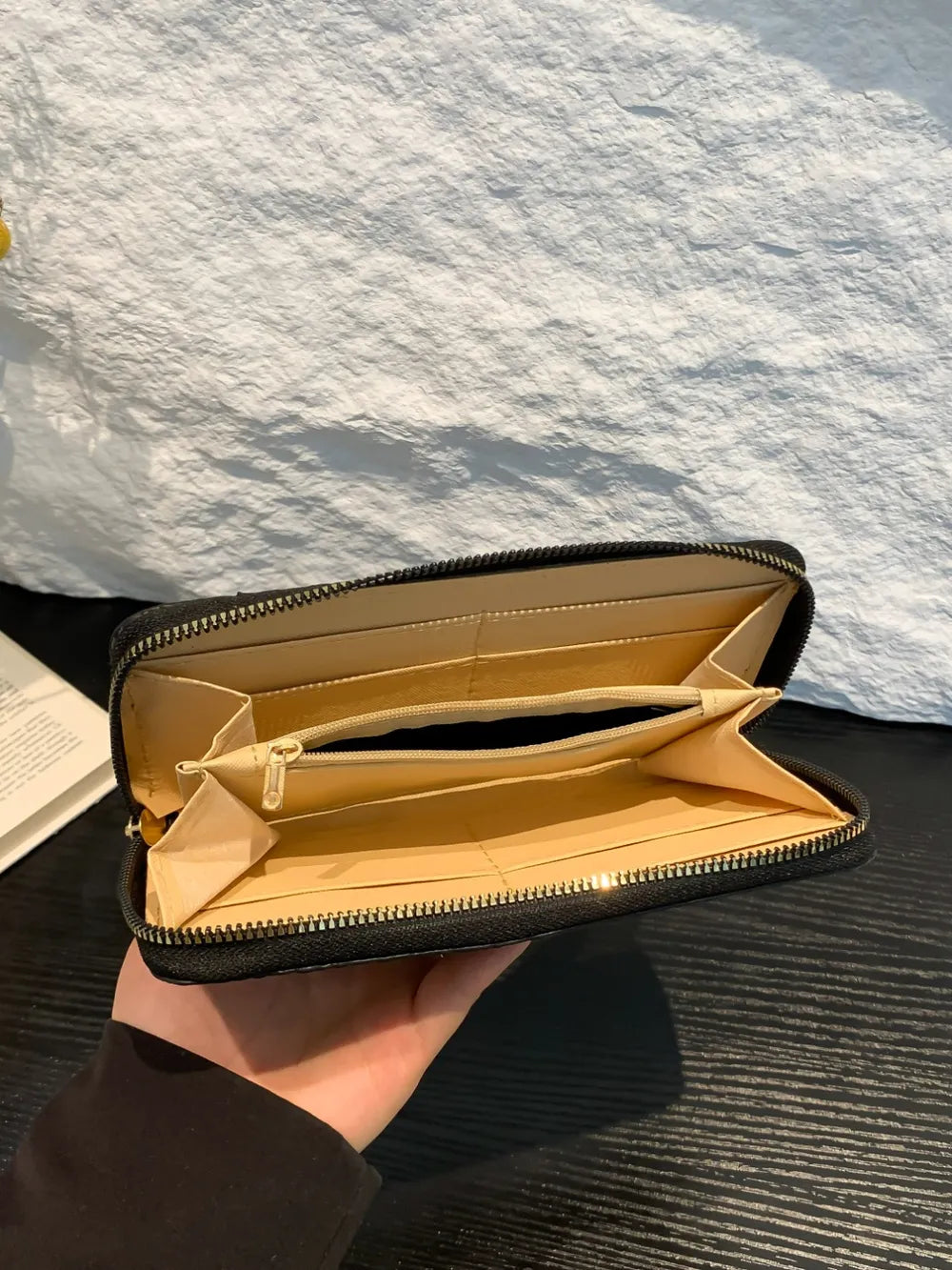 PU Leather Solid Color Wallet - Roe Creation