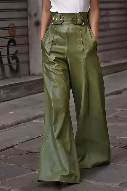 High Waist Wide Flare Pants - Roe Creation