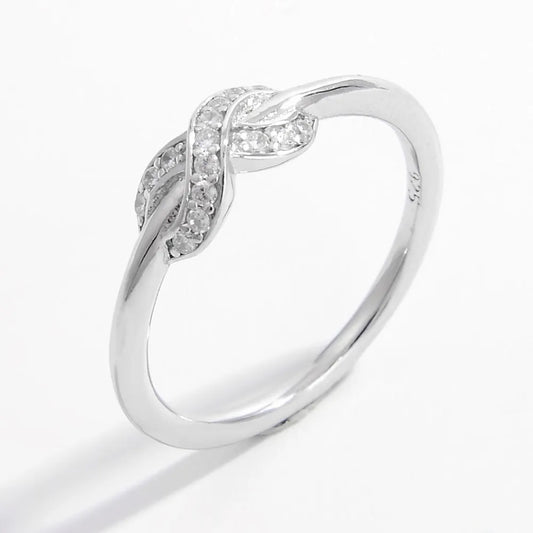 925 Sterling Silver Zircon Geometric Ring - Roe Creation