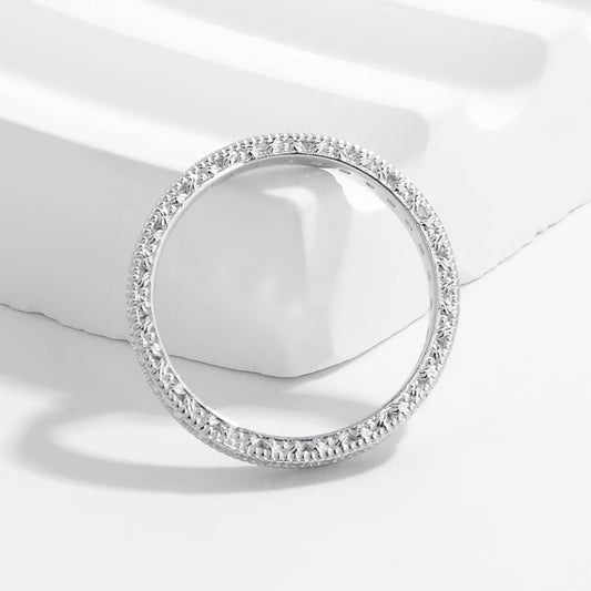 925 Sterling Silver Zircon Ring - Roe Creation