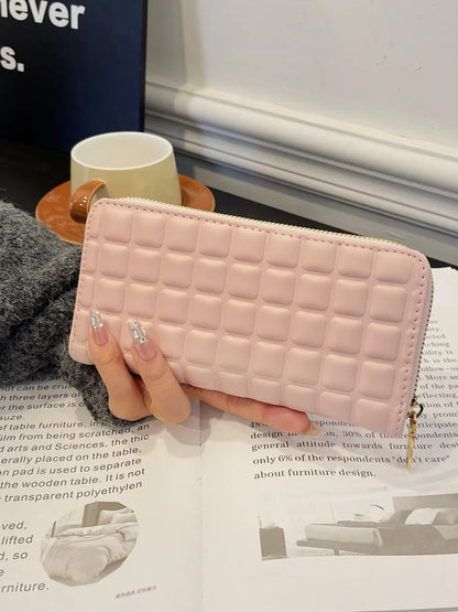 PU Leather Solid Color Wallet - Roe Creation
