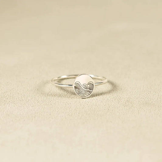 925 Sterling Silver Signet Ring - Roe Creation