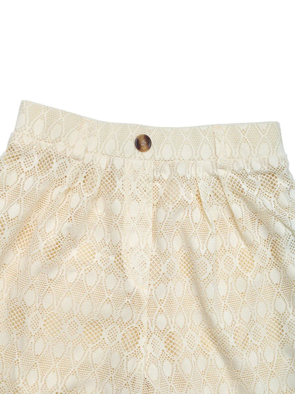 Decorative Button Wide Leg Pants - Roe Creation