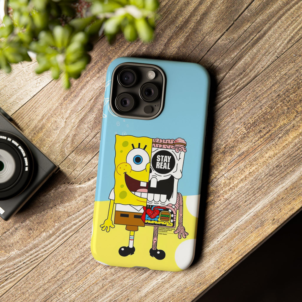 Stay Real Spongebob Tough iPhone Case for Lovers - Roe Creation