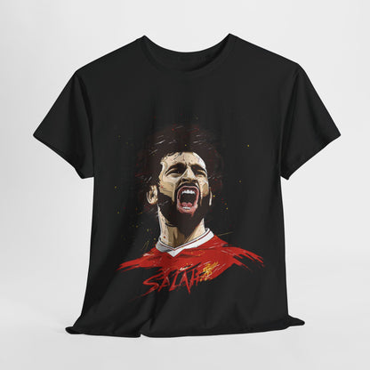 Mohammed Salah Unisex Heavy Cotton Tee - For Liverpool Fans - Roe Creation