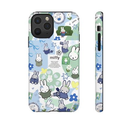 Cute Miffy Tough Phone Case - iPhone, Samsung Stylish Design for Bunny Lovers
