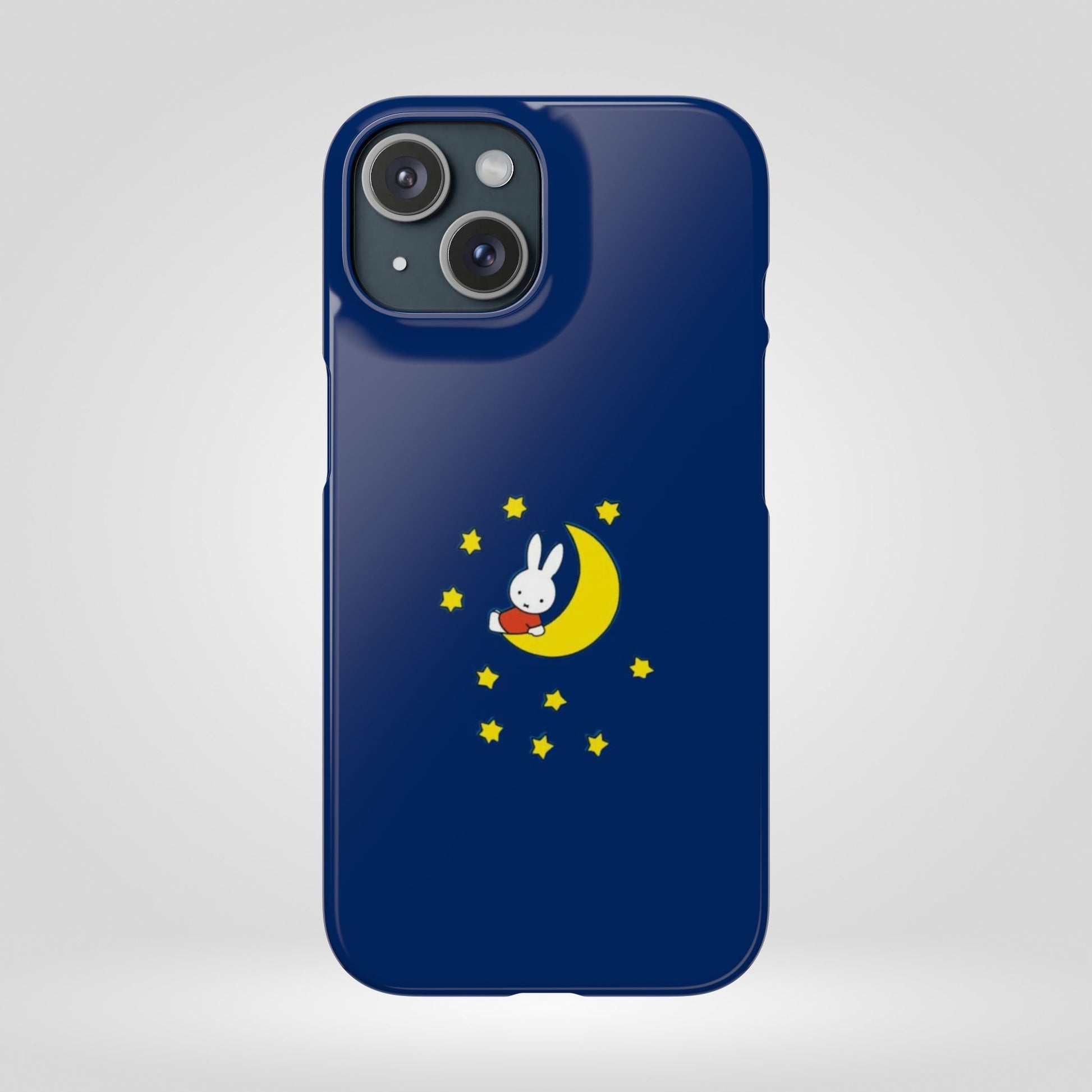 Miffy Phone Case, Moon Snap Case for Phone - Nighttime Design, iPhone, Samsung - Roe Creation