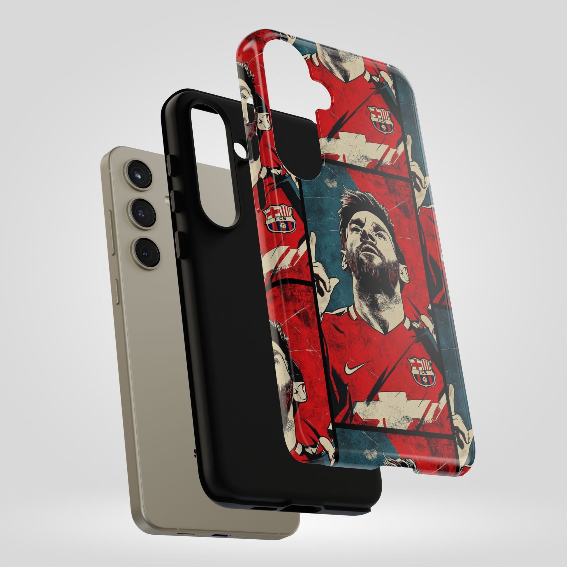 Lionel Messi Tough Phone Case - Messi Illustration for Fans - Roe Creation