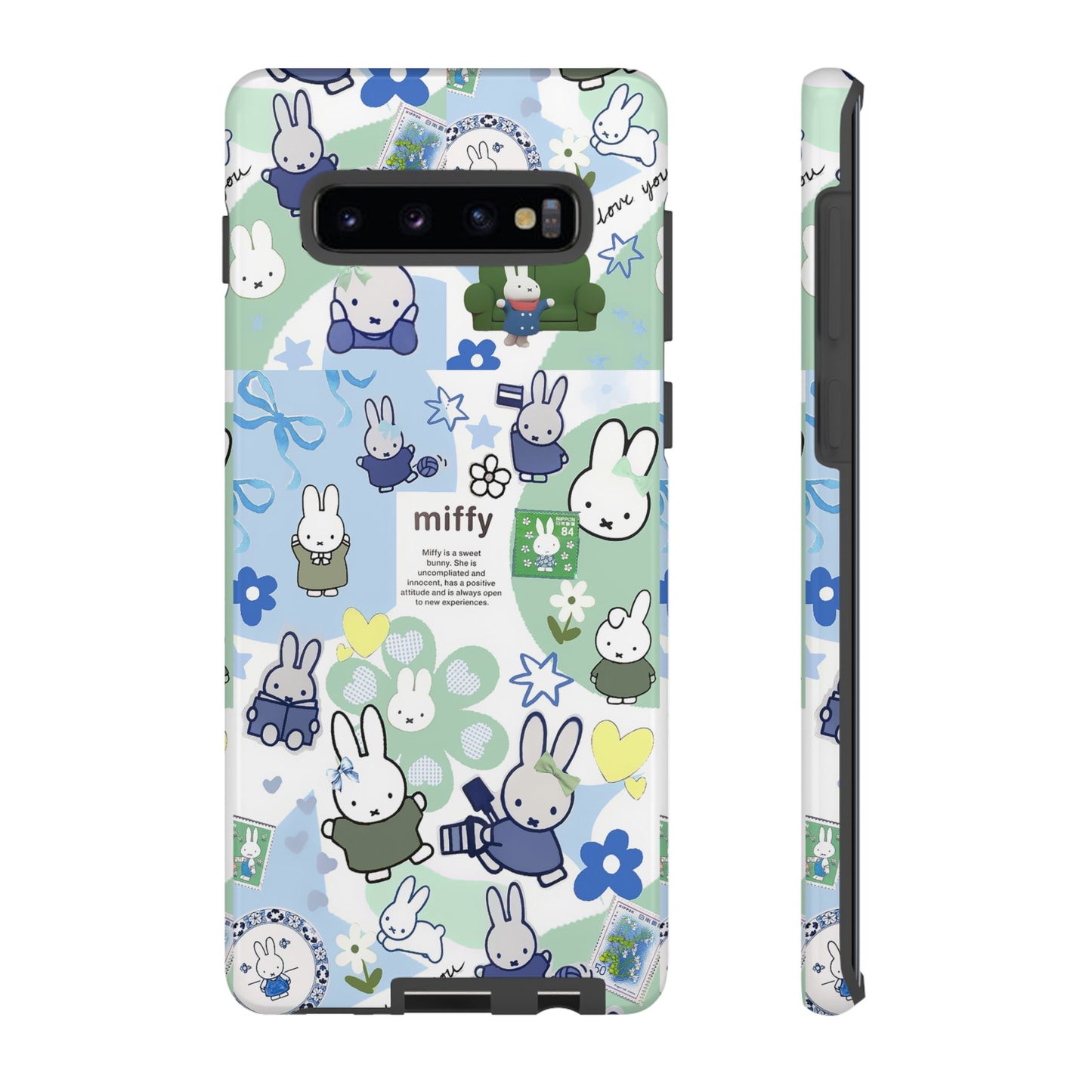 Cute Miffy Tough Phone Case - iPhone, Samsung Stylish Design for Bunny Lovers