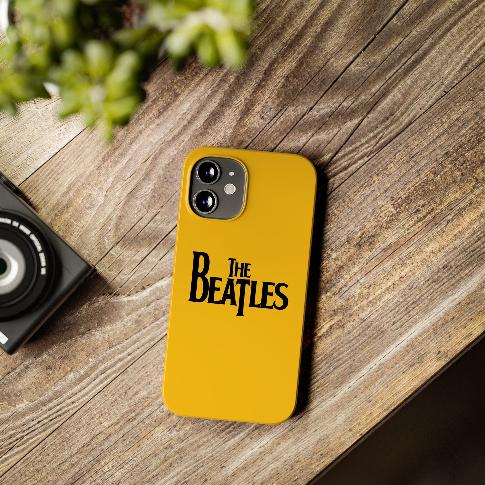 The Beatles Basic Yellow Slim Phone Case - iPhone - Roe Creation