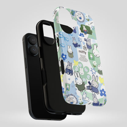 Cute Miffy Tough Phone Case - iPhone, Samsung Stylish Design for Bunny Lovers