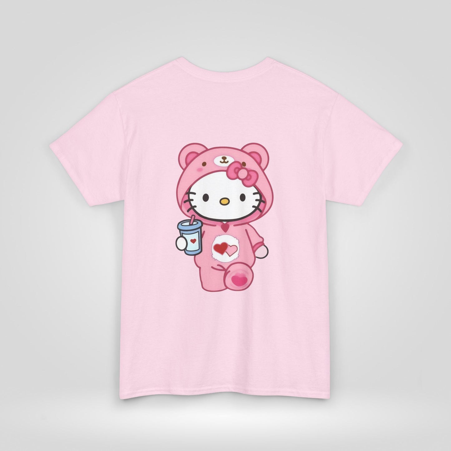 Cute Hello Kitty Unisex Heavy Cotton Tee - Perfect for Kids and Fans of Pop Culture - Roe Creation